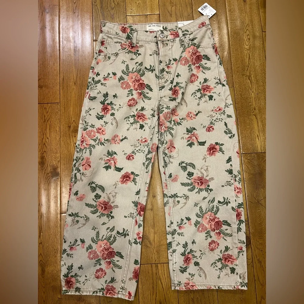 Free People We The Free Deep Trance Boyfriend Floral - Picture 6 of 8